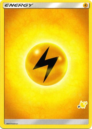 Lightning Energy (Pikachu Stamp #21) [Battle Academy 2020] | Gear Gaming Bentonville