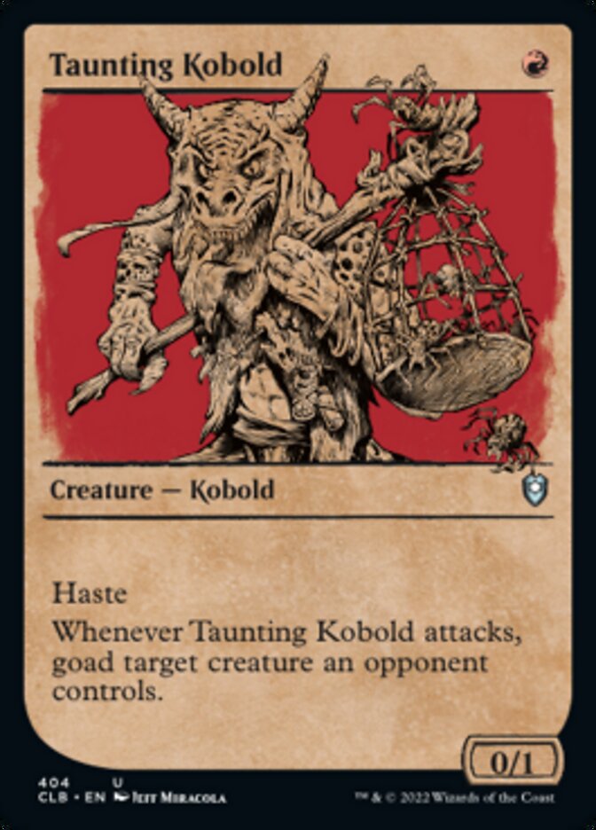 Taunting Kobold (Showcase) [Commander Legends: Battle for Baldur's Gate] | Gear Gaming Bentonville