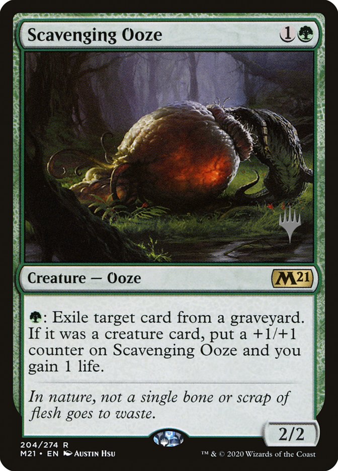 Scavenging Ooze (Promo Pack) [Core Set 2021 Promos] | Gear Gaming Bentonville