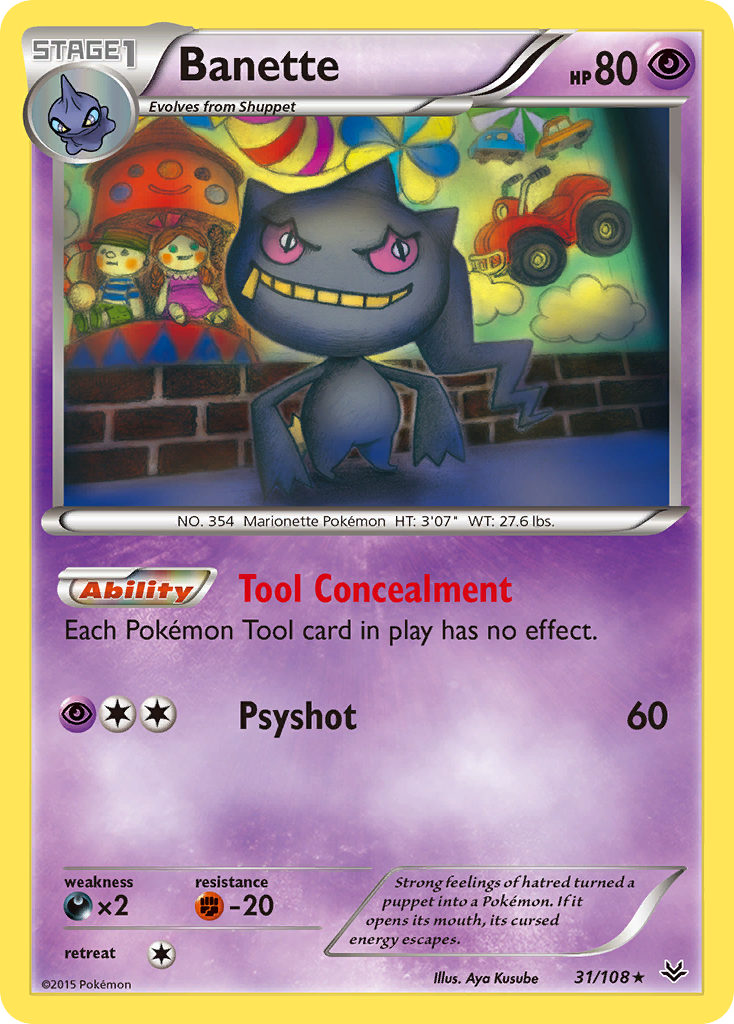 Banette (31/108) [XY: Roaring Skies] | Gear Gaming Bentonville