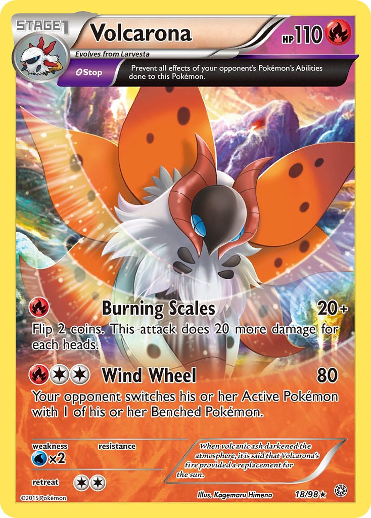 Volcarona (18/98) [XY: Ancient Origins] | Gear Gaming Bentonville