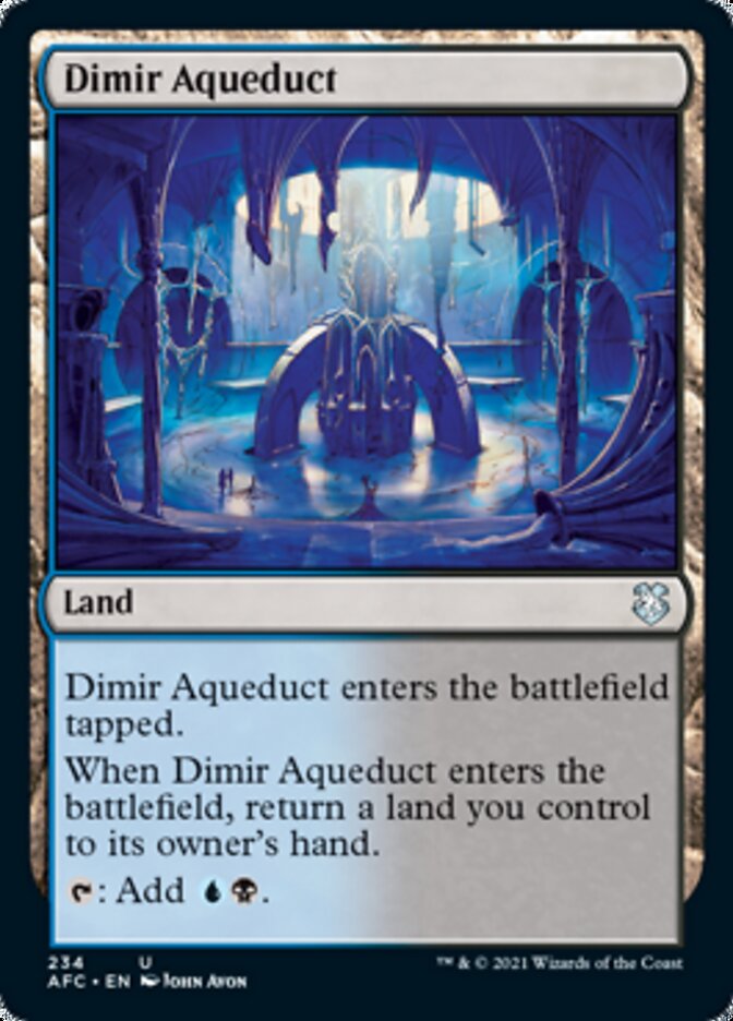 Dimir Aqueduct [Dungeons & Dragons: Adventures in the Forgotten Realms Commander] | Gear Gaming Bentonville