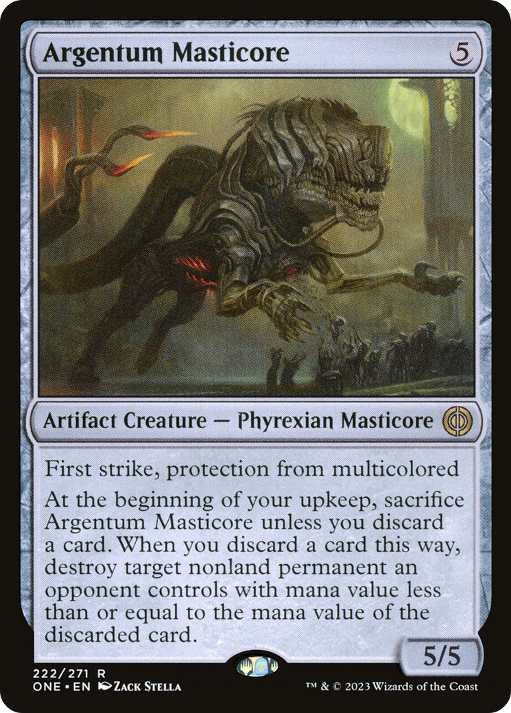 Argentum Masticore [Phyrexia: All Will Be One] | Gear Gaming Bentonville