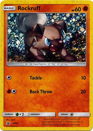 Rockruff (SM06) (General Mills Promo) [Sun & Moon: Black Star Promos] | Gear Gaming Bentonville