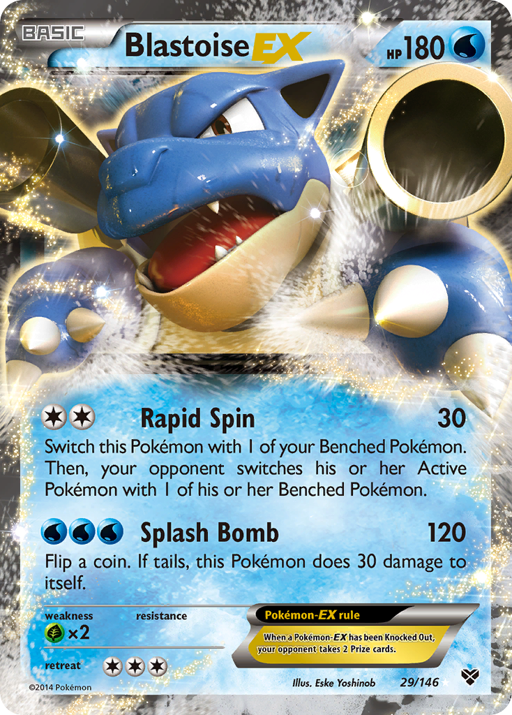 Blastoise EX (29/146) [XY: Base Set] | Gear Gaming Bentonville