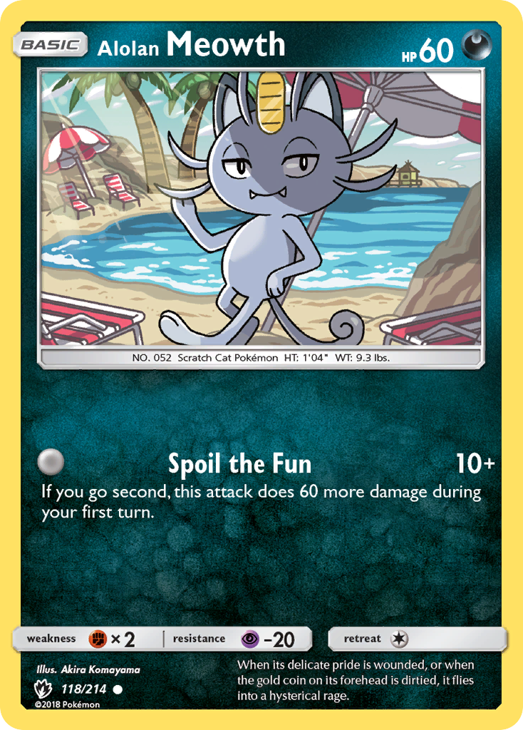 Alolan Meowth (118/214) [Sun & Moon: Lost Thunder] | Gear Gaming Bentonville