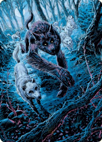 Untamed Pup Art Card [Innistrad: Midnight Hunt Art Series] | Gear Gaming Bentonville