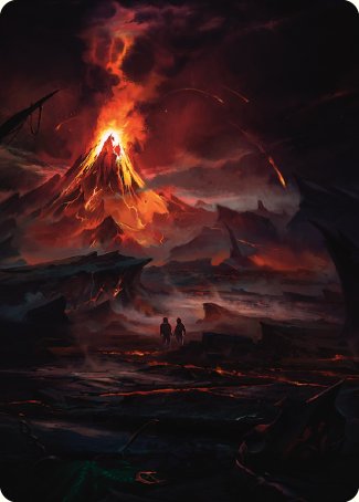 Valley of Gorgoroth Art Card [The Lord of the Rings: Tales of Middle-earth Art Series] | Gear Gaming Bentonville