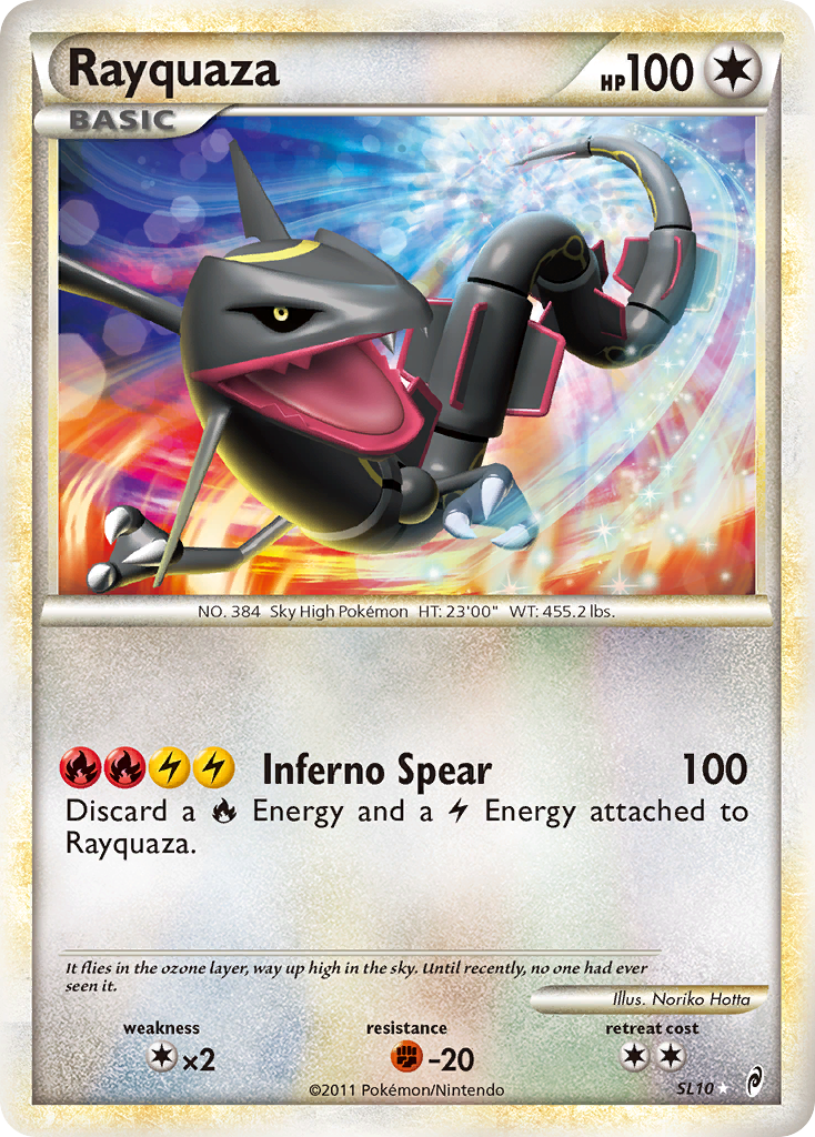 Rayquaza (SL10) [HeartGold & SoulSilver: Call of Legends] | Gear Gaming Bentonville