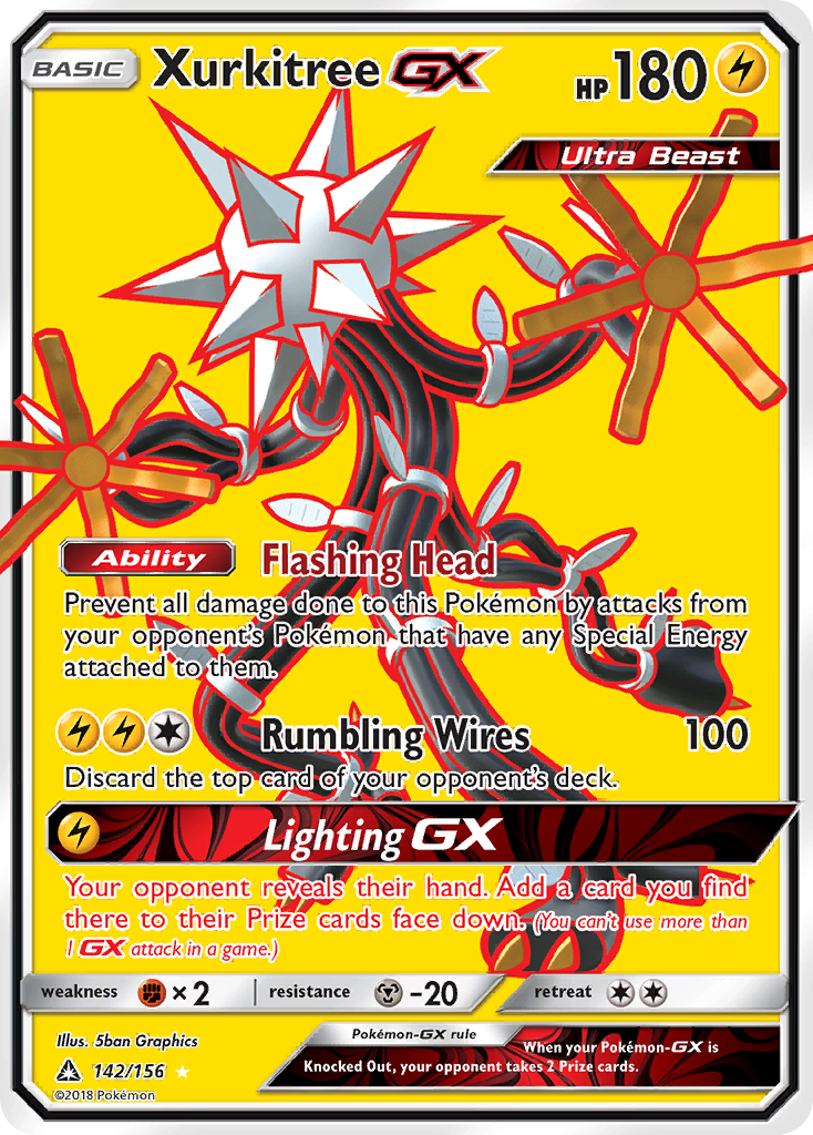 Xurkitree GX (142/156) [Sun & Moon: Ultra Prism] | Gear Gaming Bentonville