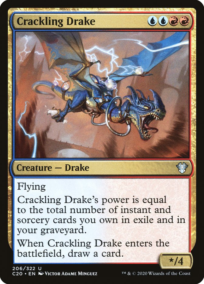 Crackling Drake [Commander 2020] | Gear Gaming Bentonville