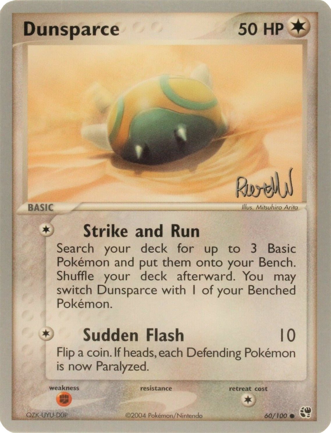 Dunsparce (60/100) (Rocky Beach - Reed Weichler) [World Championships 2004] | Gear Gaming Bentonville