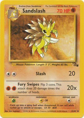 Sandslash (41/62) [Fossil Unlimited] | Gear Gaming Bentonville