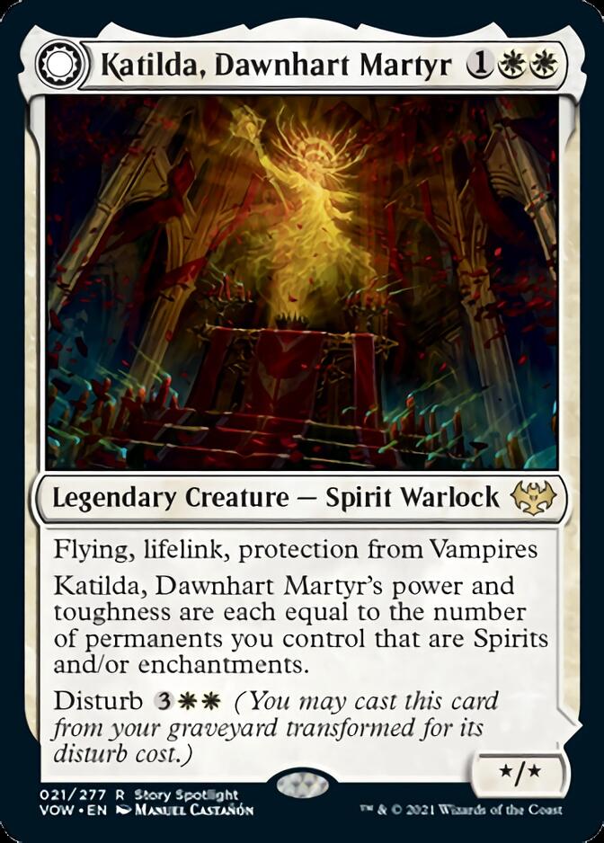 Katilda, Dawnhart Martyr // Katilda's Rising Dawn [Innistrad: Crimson Vow] | Gear Gaming Bentonville