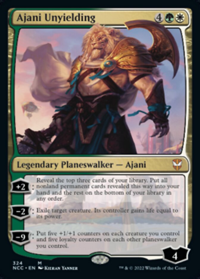 Ajani Unyielding [Streets of New Capenna Commander] | Gear Gaming Bentonville