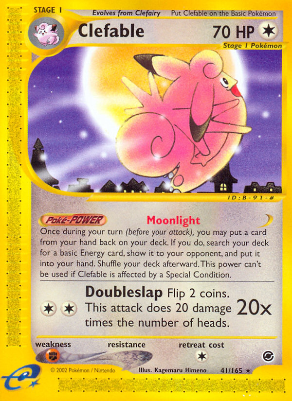 Clefable (41/165) [Expedition: Base Set] | Gear Gaming Bentonville