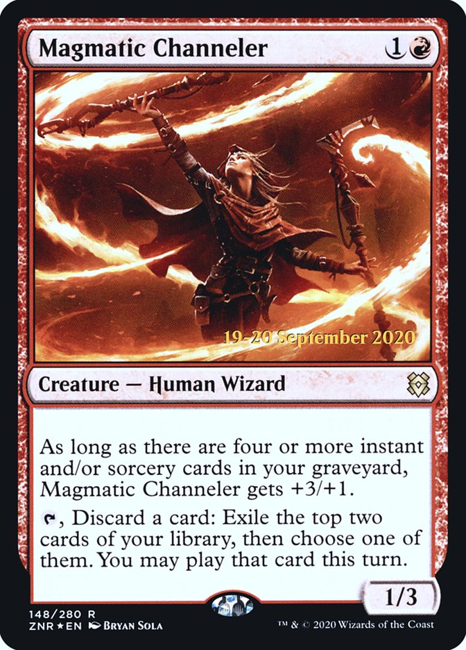 Magmatic Channeler  [Zendikar Rising Prerelease Promos] | Gear Gaming Bentonville