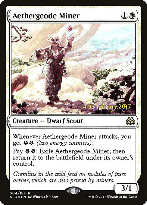 Aethergeode Miner [Prerelease Cards] | Gear Gaming Bentonville