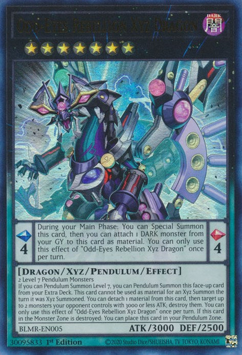 Odd-Eyes Rebellion Xyz Dragon [BLMR-EN005] Ultra Rare | Gear Gaming Bentonville