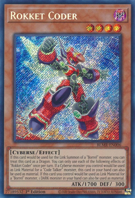 Rokket Coder [BLMR-EN006] Secret Rare | Gear Gaming Bentonville