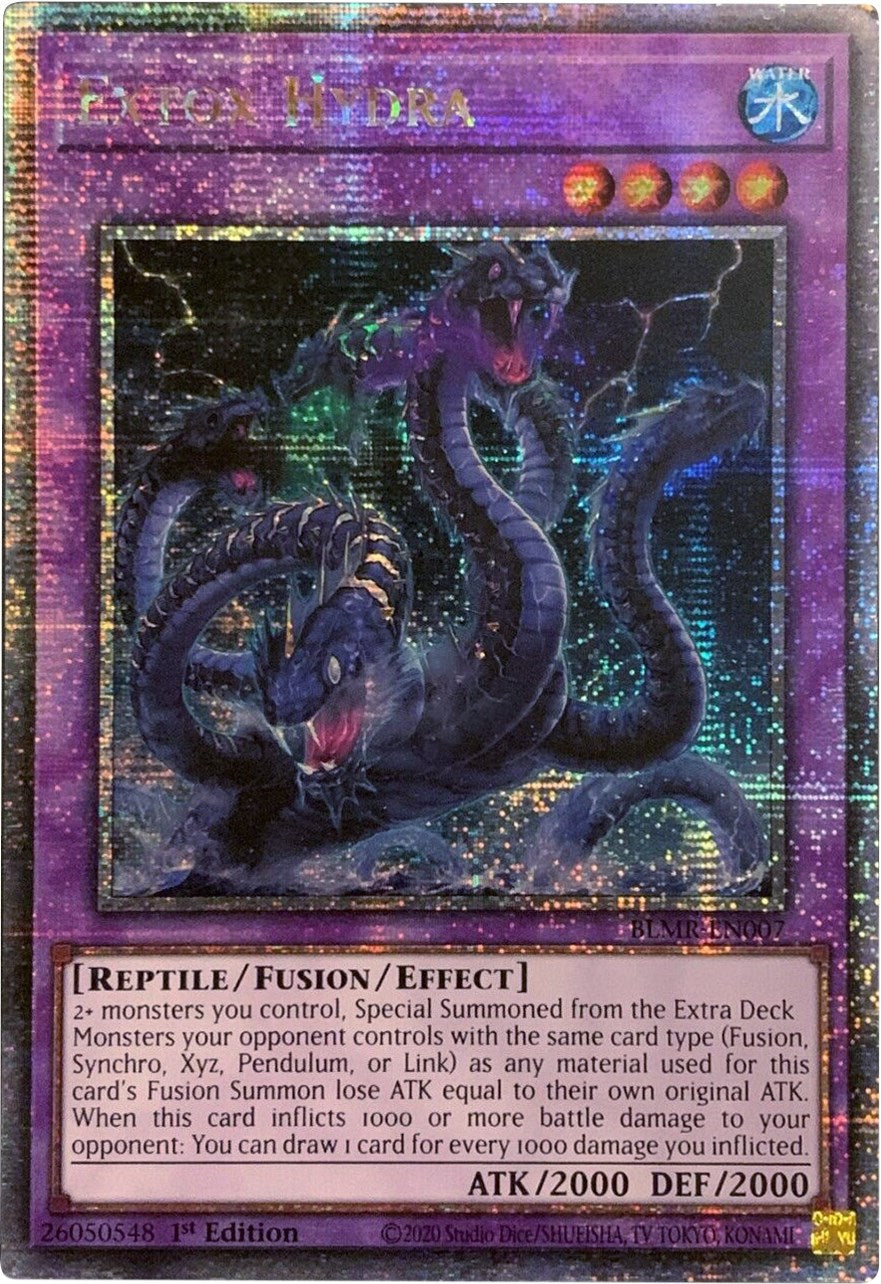 Extox Hydra [BLMR-EN007] Quarter Century Secret Rare | Gear Gaming Bentonville