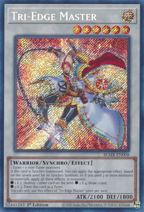 Tri-Edge Master [BLMR-EN008] Secret Rare | Gear Gaming Bentonville