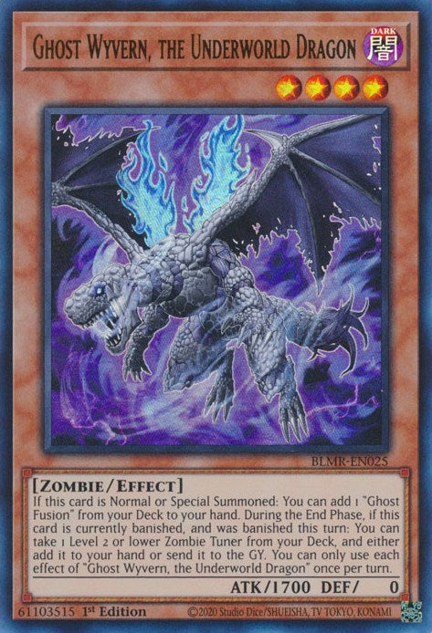 Ghost Wyvern, the Underworld Dragon [BLMR-EN025] Ultra Rare | Gear Gaming Bentonville