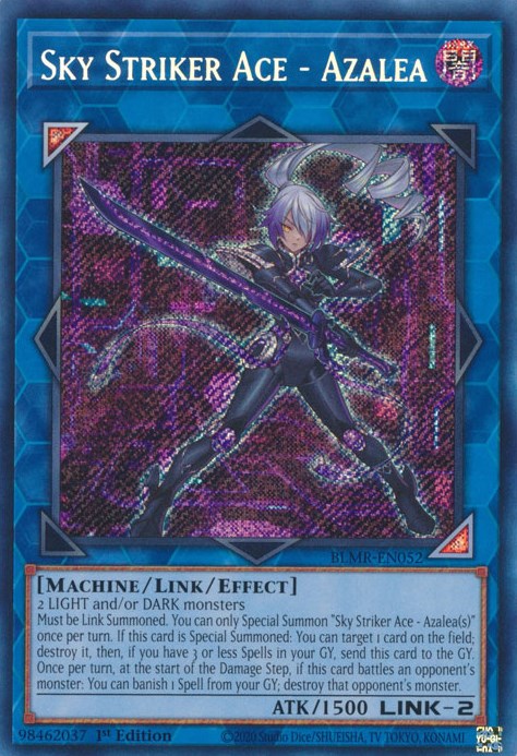 Sky Striker Ace - Azalea [BLMR-EN052] Secret Rare | Gear Gaming Bentonville