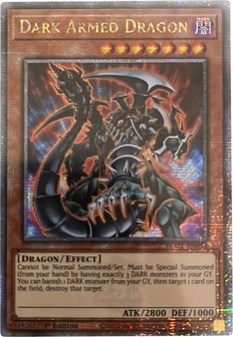 Dark Armed Dragon [BLMR-EN054] Quarter Century Secret Rare | Gear Gaming Bentonville