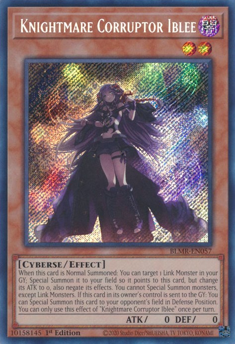 Knightmare Corruptor Iblee [BLMR-EN057] Secret Rare | Gear Gaming Bentonville