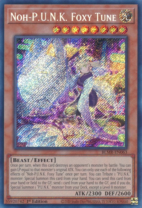 Noh-P.U.N.K. Foxy Tune [BLMR-EN063] Secret Rare | Gear Gaming Bentonville