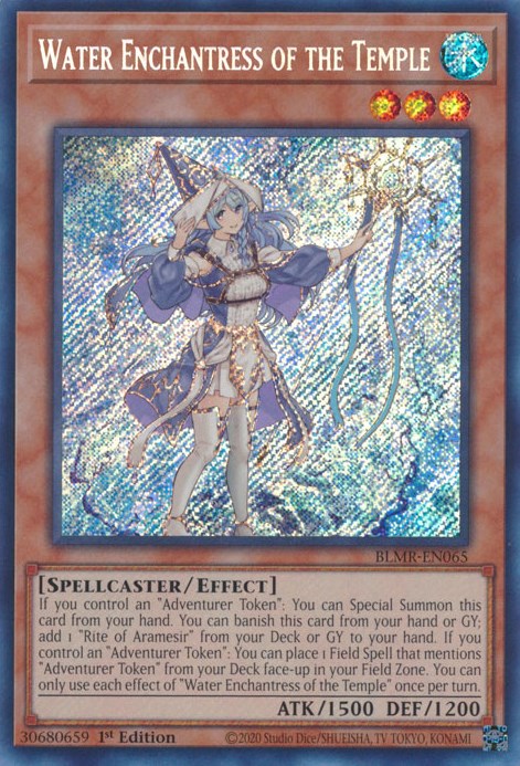 Water Enchantress of the Temple [BLMR-EN065] Secret Rare | Gear Gaming Bentonville