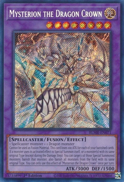 Mysterion the Dragon Crown [BLMR-EN071] Secret Rare | Gear Gaming Bentonville
