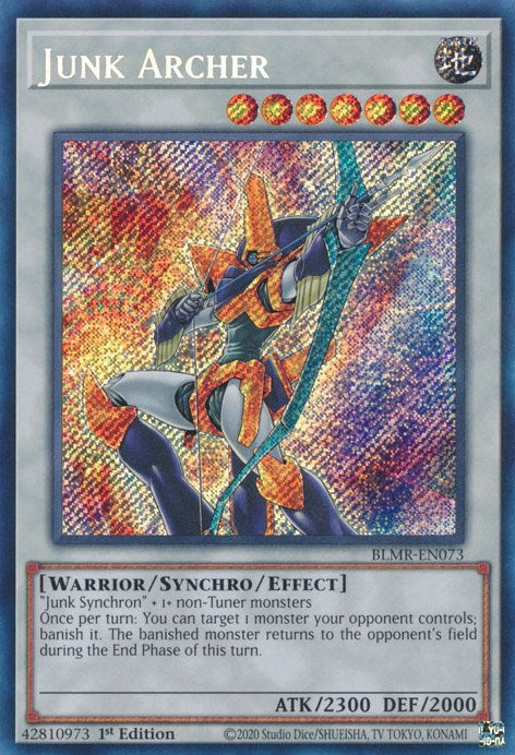 Junk Archer [BLMR-EN073] Secret Rare | Gear Gaming Bentonville