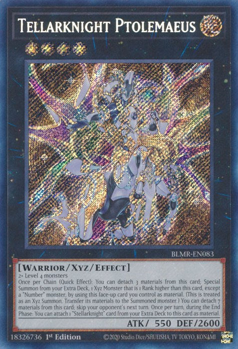 Tellarknight Ptolemaeus [BLMR-EN083] Secret Rare | Gear Gaming Bentonville