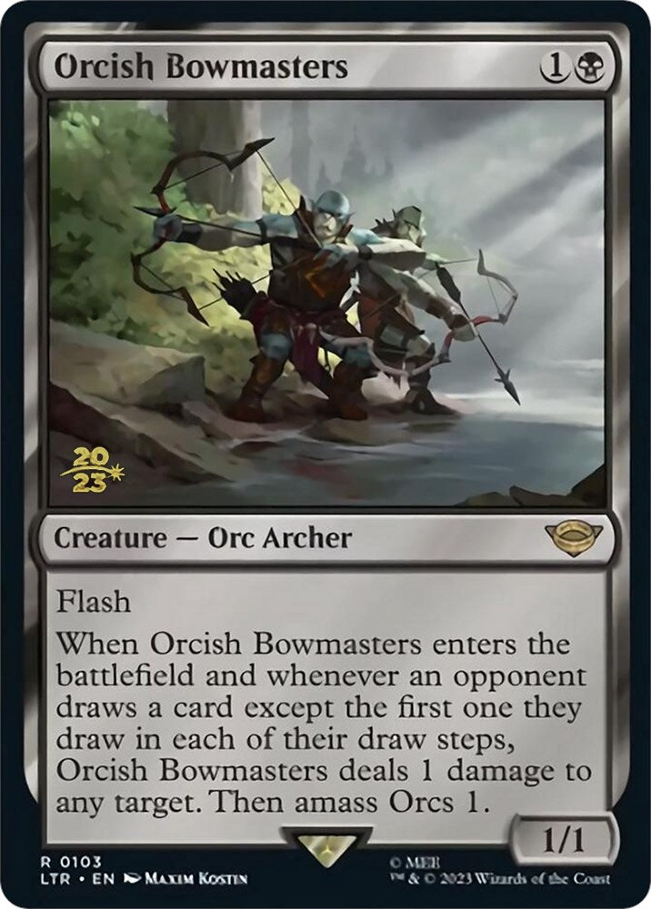 Orcish Bowmasters [The Lord of the Rings: Tales of Middle-Earth Prerelease Promos] | Gear Gaming Bentonville