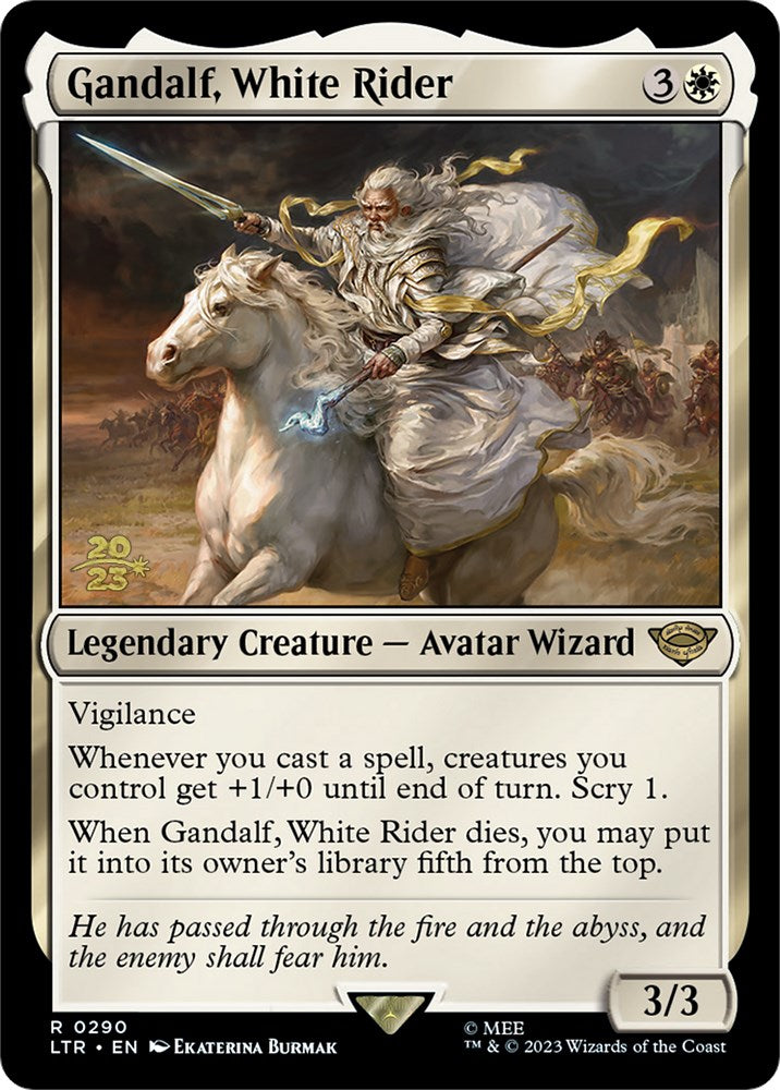 Gandalf, White Rider [The Lord of the Rings: Tales of Middle-Earth Prerelease Promos] | Gear Gaming Bentonville