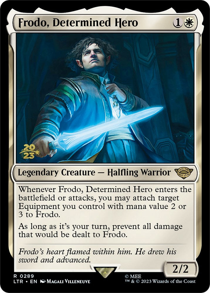 Frodo, Determined Hero [The Lord of the Rings: Tales of Middle-Earth Prerelease Promos] | Gear Gaming Bentonville