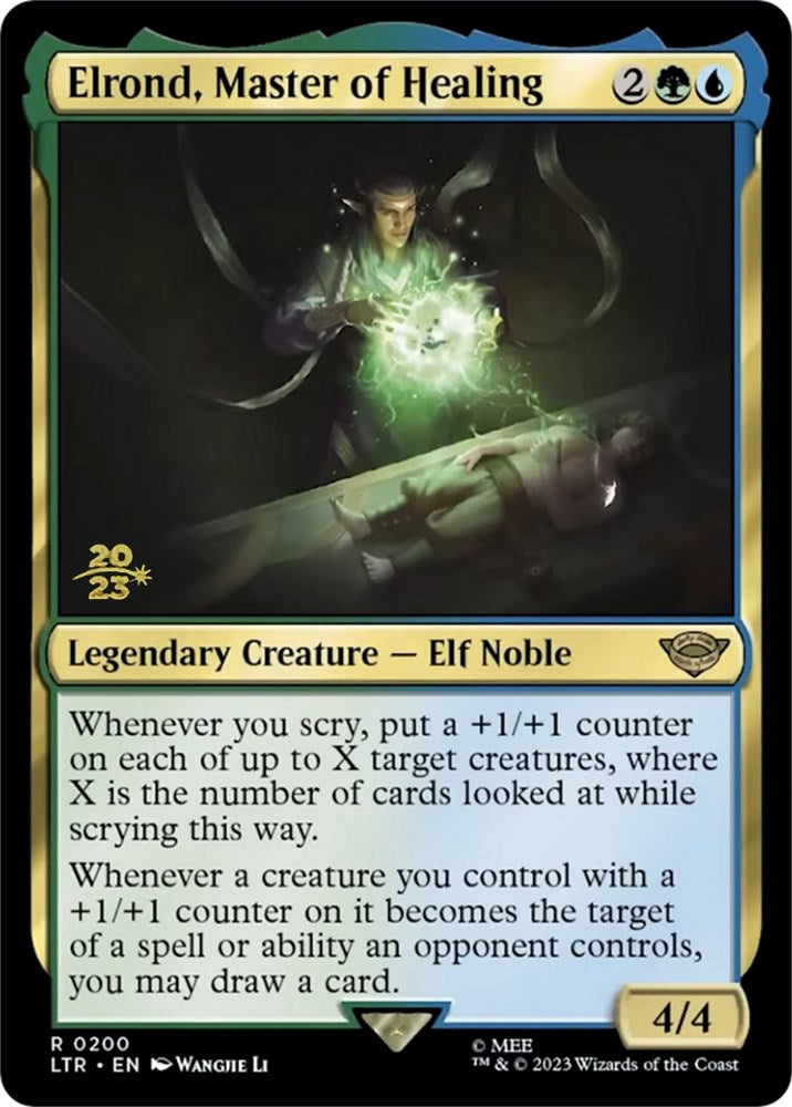 Elrond, Master of Healing [The Lord of the Rings: Tales of Middle-Earth Prerelease Promos] | Gear Gaming Bentonville