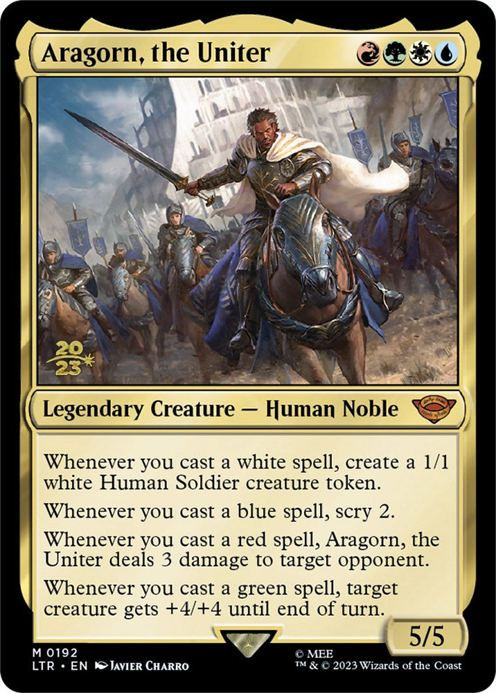 Aragorn, the Uniter [The Lord of the Rings: Tales of Middle-Earth Prerelease Promos] | Gear Gaming Bentonville