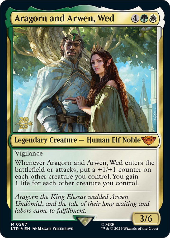 Aragorn and Arwen, Wed [The Lord of the Rings: Tales of Middle-Earth Prerelease Promos] | Gear Gaming Bentonville