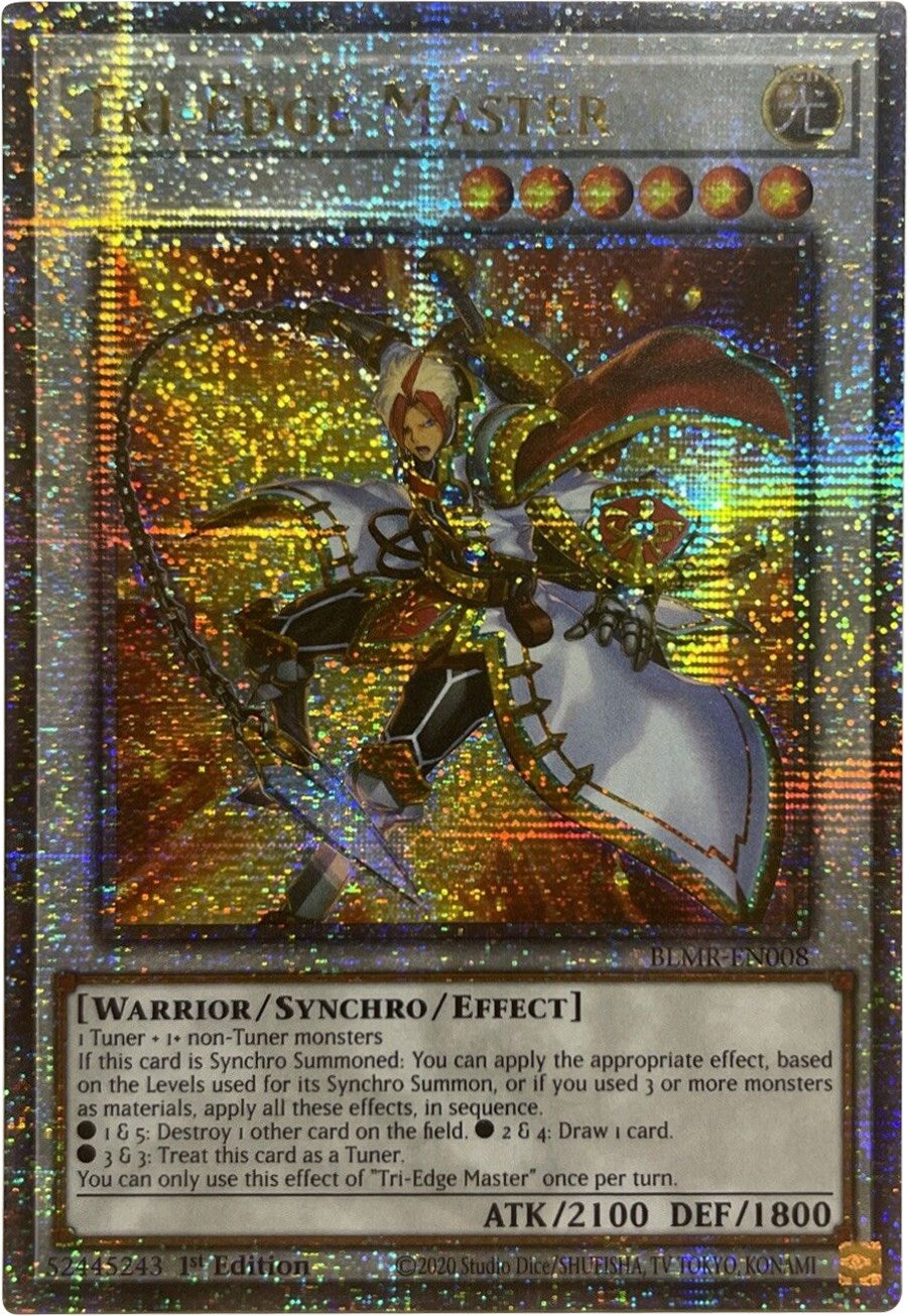 Tri-Edge Master [BLMR-EN008] Quarter Century Secret Rare | Gear Gaming Bentonville