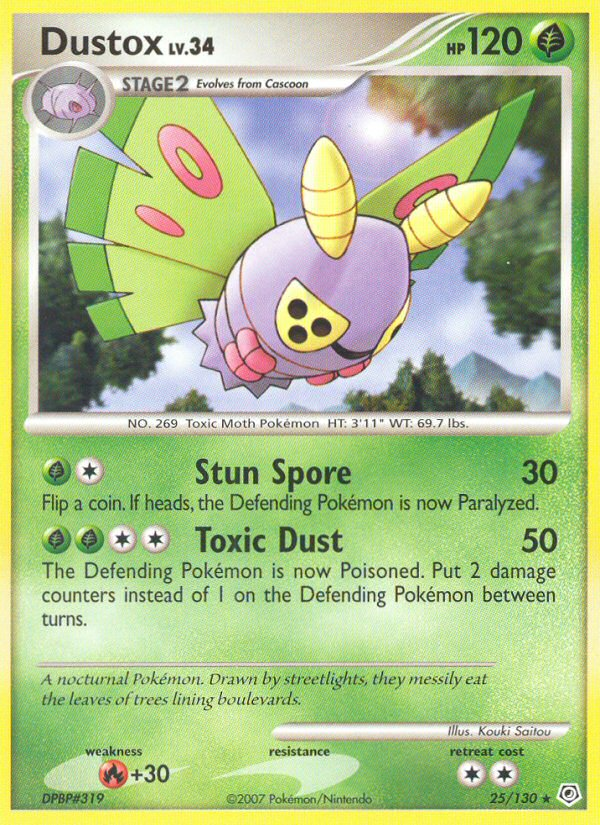 Dustox (25/130) [Diamond & Pearl: Base Set] | Gear Gaming Bentonville