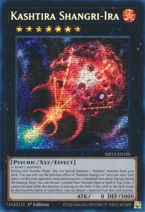 Kashtira Shangri-Ira [MP23-EN190] Prismatic Secret Rare | Gear Gaming Bentonville