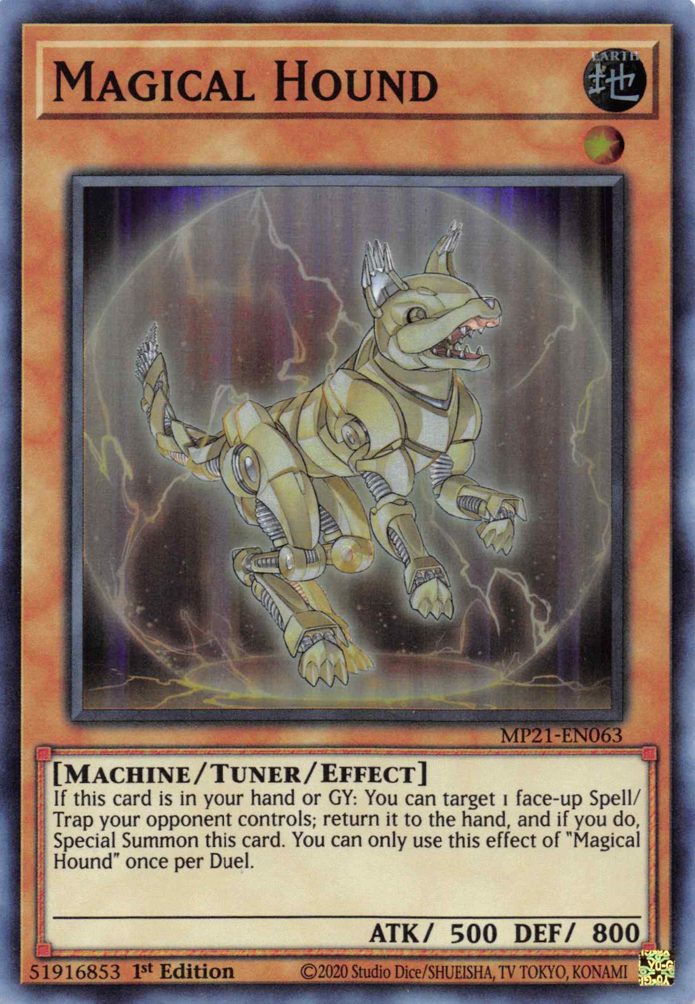 Magical Hound [MP21-EN063] Super Rare | Gear Gaming Bentonville