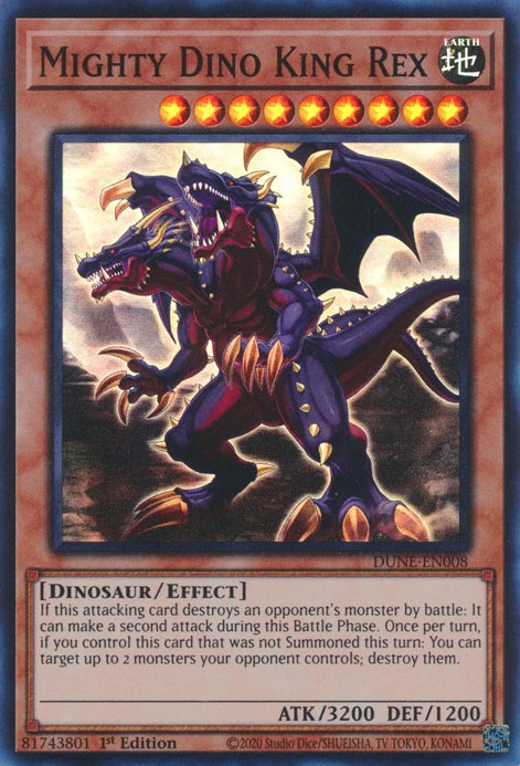 Mighty Dino King Rex [DUNE-EN008] Super Rare | Gear Gaming Bentonville