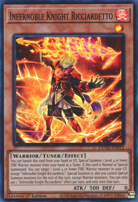 Infernoble Knight Ricciardetto [DUNE-EN013] Super Rare | Gear Gaming Bentonville