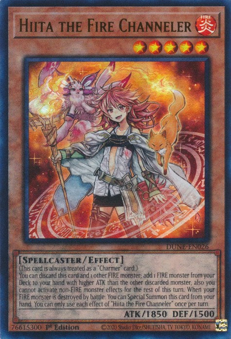 Hiita the Fire Channeler [DUNE-EN026] Ultra Rare | Gear Gaming Bentonville
