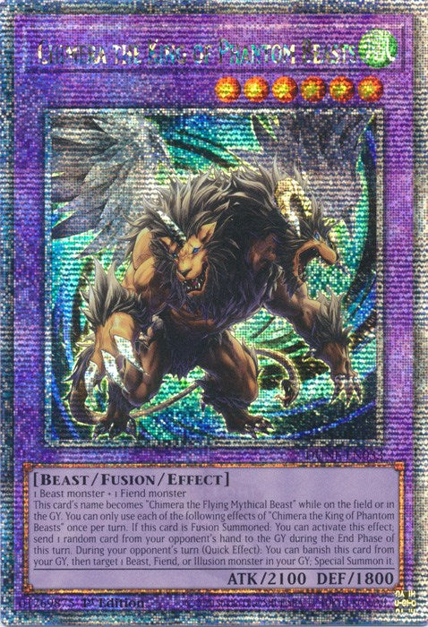 Chimera the King of Phantom Beasts [DUNE-EN033] Quarter Century Secret Rare | Gear Gaming Bentonville