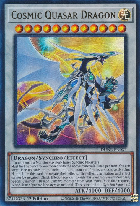 Cosmic Quasar Dragon [DUNE-EN037] Ultra Rare | Gear Gaming Bentonville